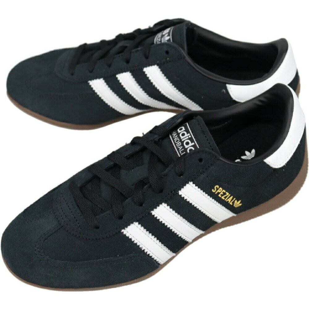 アディダス adidas スニーカー ハンドボール スペツィアル LO PRO W HANDBALL SPEZIAL LO PRO W コアブラック/クラウドホワイト/ゴールドメタリック KJ3629【GJFG】