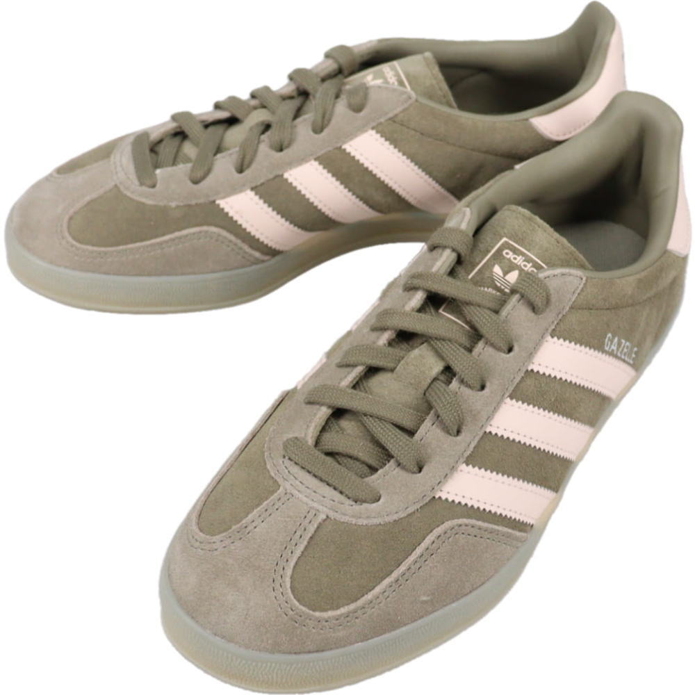 4月限定！最大全額ポイント還元※要エントリー アディダス adidas スニーカー ガゼル インドア GAZELLE INDOOR オリーブストレータ/ワンダークォーツ/クレイ IH9641【GKOH】