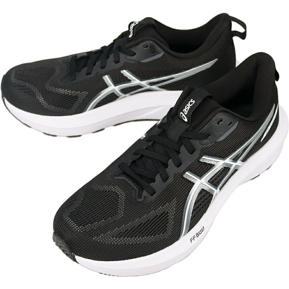 アシックス asics スニーカー メンズ GT-1000 14 ブラック/ホワイト 1011C077-002【GJOL】