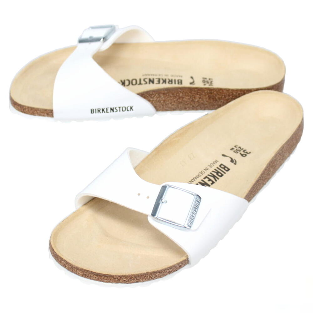 定番 ビルケンシュトック BIRKENSTOCK サンダル マドリッド Madrid ホワイト 0040733 ナロー幅【GHOK】