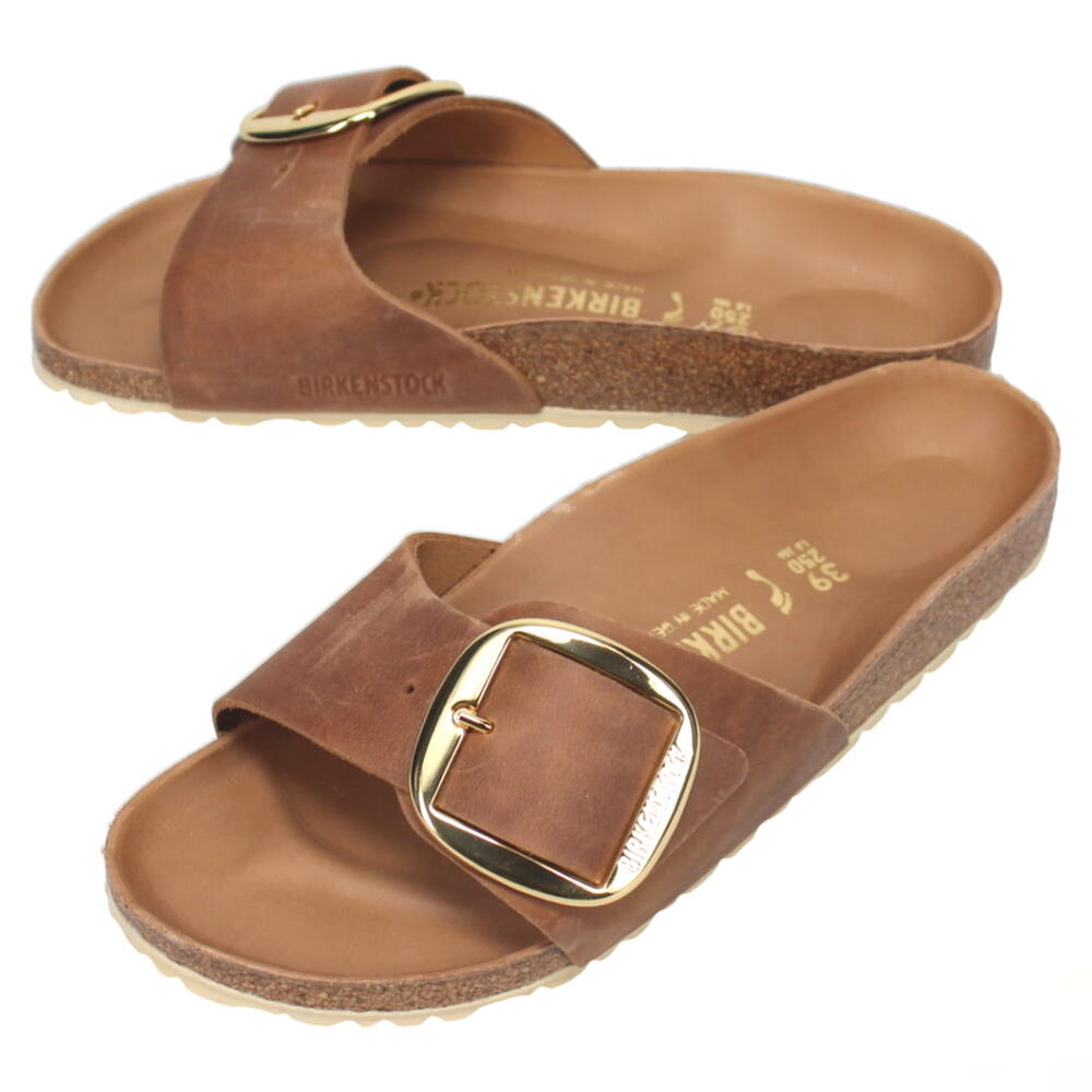 ビルケンシュトック BIRKENSTOCK サンダル マドリッド ビッグ バックル Madrid Big Buckle コニャック 1006525 ナロー幅