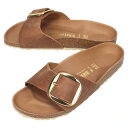 ＼4/25限定★抽選で2人に1人最大100 ポイントバック★要エントリー／ビルケンシュトック BIRKENSTOCK サンダル マドリッド ビッグ バックル Madrid Big Buckle コニャック 1006525 ナロー幅【GHOK】