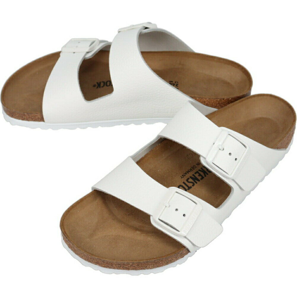 Rakuten - 5月限定！最大全額ポイント還元※要エントリー ビルケンシュトック BIRKENSTOCK サンダル アリゾナ Arizona ホワイト 1025048 レギュラー幅【GJOH】