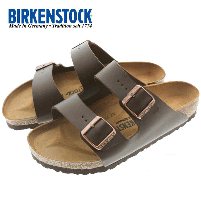 乐天商城 - 5月限定！最大全額ポイント還元※要エントリー 定番 ビルケンシュトック BIRKENSTOCK サンダル アリゾナ ARIZONA ダークブラウン 051701