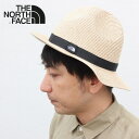 ノースフェイス THE NORTH FACE 麦わら帽子 ウォッシャブル マウンテン ブレイド ハット ユニセックス Washable Mountain Braid Hat ナチュラルベージュ NN02237 NB［C］【GGOJ】