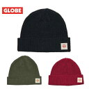 GLOBE グローブ 帽子 サスティーン ビーニー SUSTAIN BEANIE ブラック オリーブ ルバーブ GB72009001［C］【GGOJ】