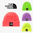 ザ・ノース・フェイス ニット帽 レディース ノースフェイス THE NORTH FACE 帽子 スノーネオンビーニー Snow Neon Beanie NN42304 CO(コーラル) G(グリーン) PP(パープル) Y(イエロー) 【GHON】