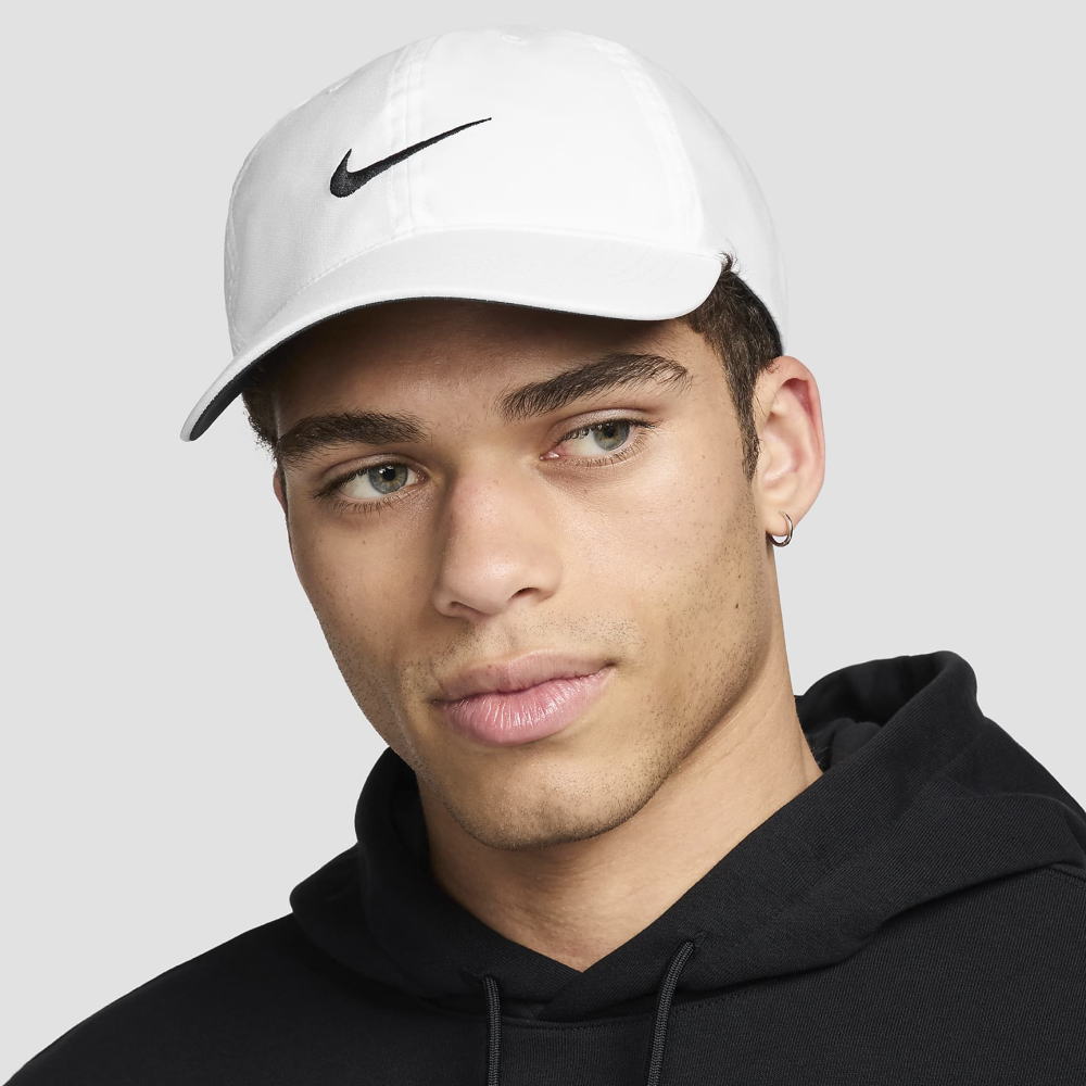 ナイキ NIKE 帽子 ナイキ Dri-FIT クラブ アンストラクチャード キャップ ホワイト/ブラック FZ7096 100［CP］【GIFO】