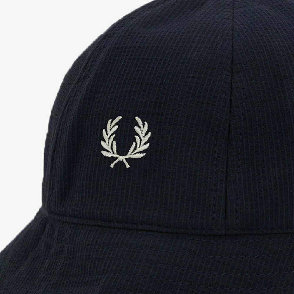 フレッドペリー FRED PERRY 帽子 シアサッカー バケット ハット Seersucker Bucket Hat HW9677 608【GJOJ】