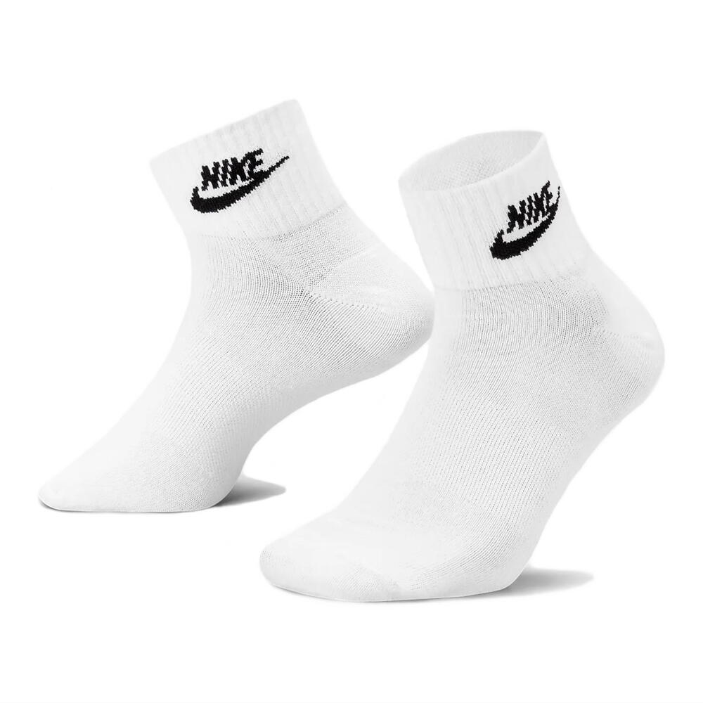 ［返品・交換不可］定番 ナイキ NIKE 靴下 エブリデイ エッセンシャル クォーター ソックス ホワイト/ブラック DX5074 101 3足組