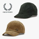 フレッドペリー 帽子 メンズ フレッドペリー FRED PERRY 帽子 デュアル ブランド ワッフル コード キャップ Dual Branded Waffle Cord Cap R44（SHADEDSTONE /BLACK） S58(NIGHTGREEN /BLACK) HW6686［CP］【GHOM】