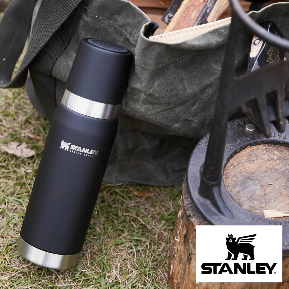 スタンレー STANLEY マスター真空ボトル THERMAL BOTTLE 0.75L 10-02660 ブラック(054) 保温 保冷 ベアロゴ アウトドア キャンプ 750mL ［T］［C］【GHOH】