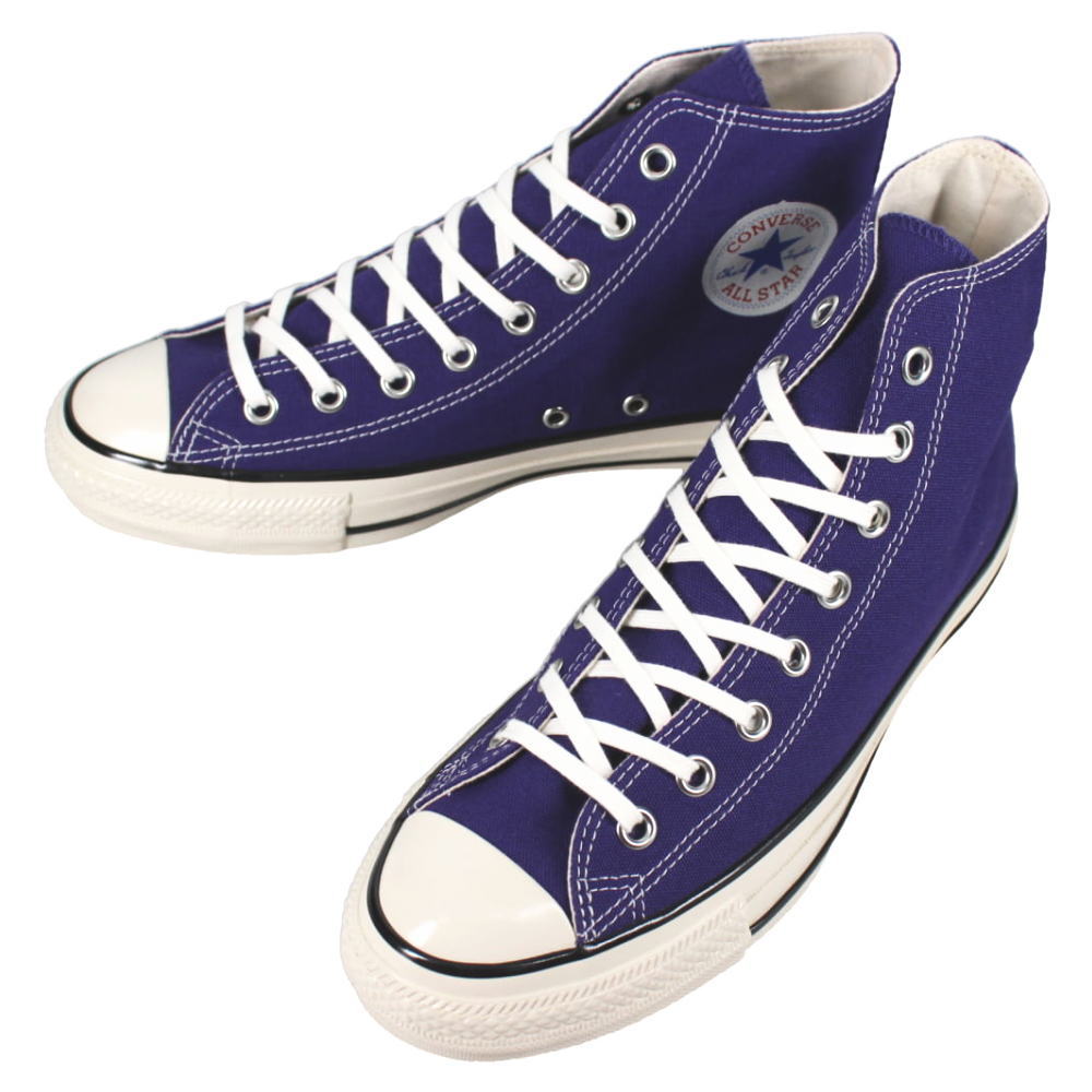 コンバース CONVERSE スニーカー オールスター US ハイ ALL STAR US HI ブルーバイオレット 1SD736【GHON】