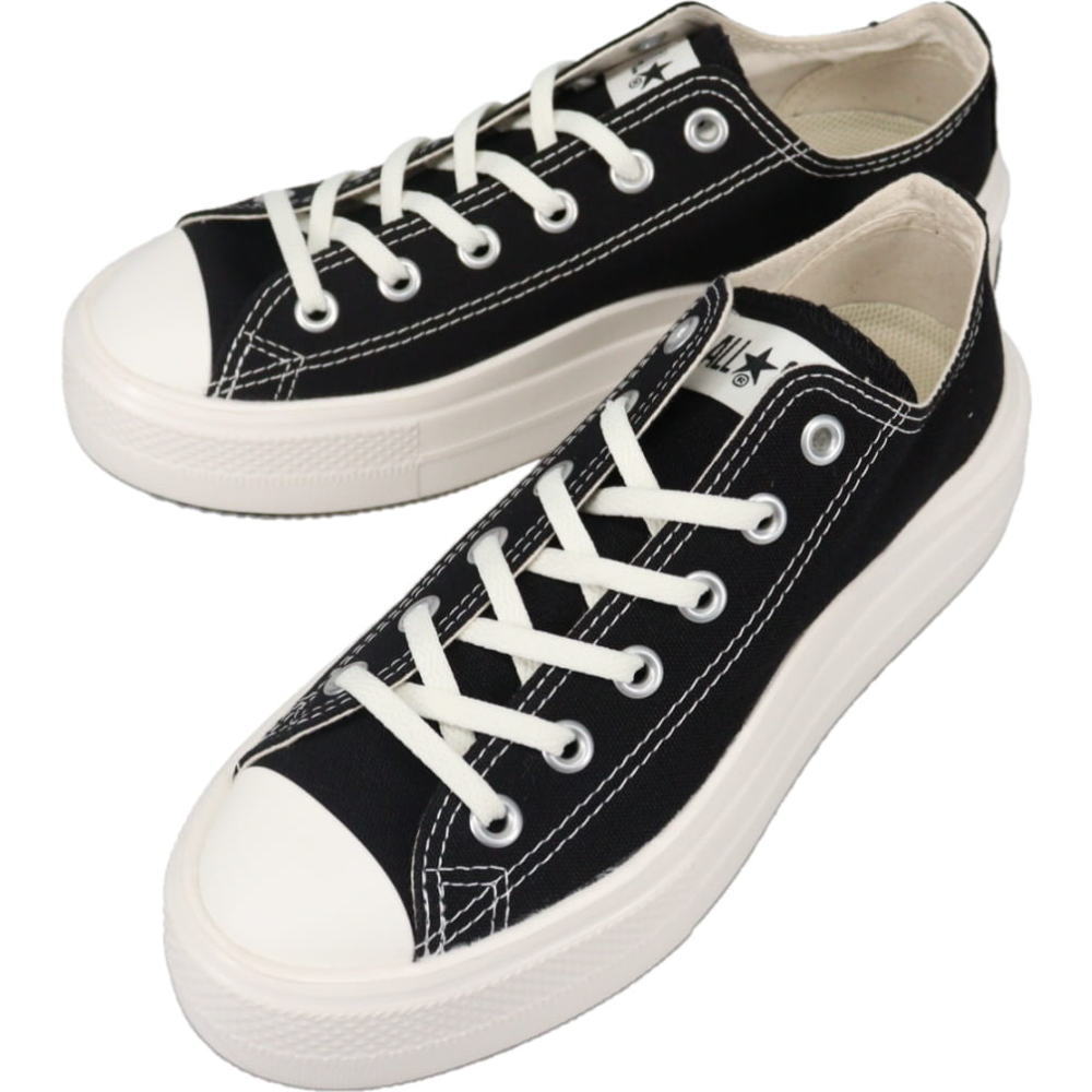 定番 コンバース CONVERSE スニーカー オールスター ライト PLTS 2 OX ALL STAR LIGHT PLTS 2 OX ブラック BLACK 1SE140【GIFO】