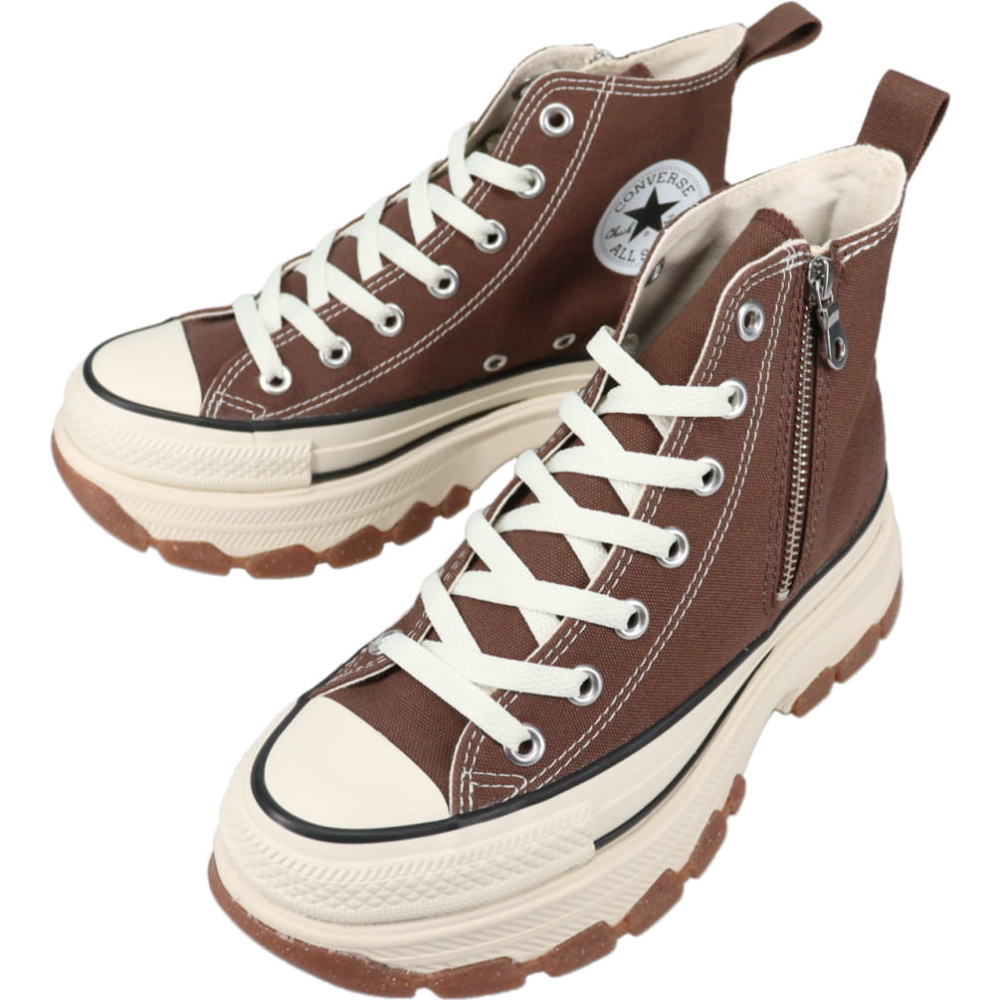コンバース CONVERSE スニーカー オールスター R トレックウエーブ Z ハイ ALL STAR R TREKWAVE Z HI チョコレートブラウン CHO.BRW 1SE364 【GIFG】