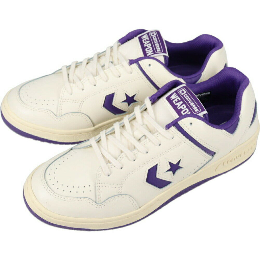 コンバース CONVERSE スニーカー ウエポン CC OX WEAPON CC OX オフホワイト/パープル OWT/PUR 【GJOF】