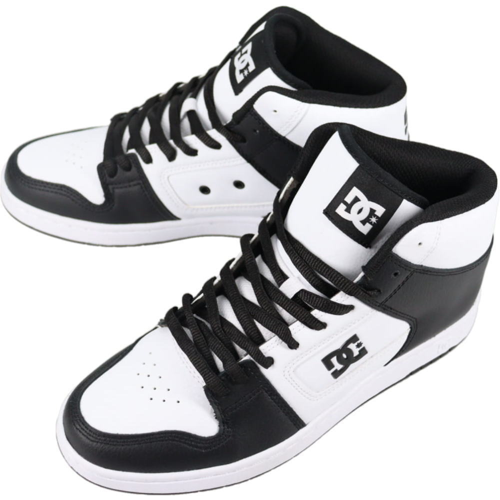 ディーシーシューズ DC SHOES スニーカー マンテカ フォー ハイ MANTECA 4 HI ブラック/ホワイト/ブラック DM251003 063【GJOG】