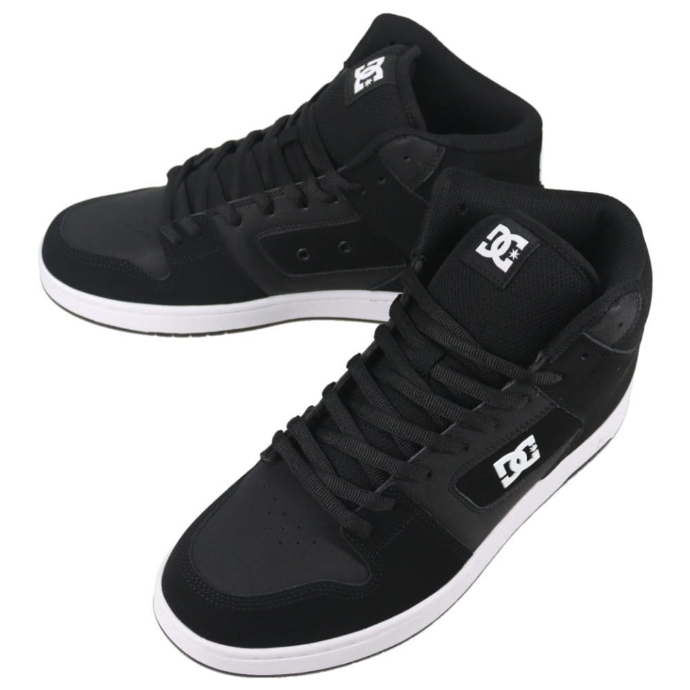 ディーシーシューズ DC SHOES スニーカー マンテカ 4 ハイ MANTECA 4 HI ブラック/ホワイト BKW DM005011【GKOG】