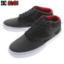 ＼4/25限定★抽選で2人に1人最大100%ポイントバック★要エントリー／ディーシーシューズ DC SHOES スニーカー カリス バルカ ミッド AC/DC KALIS VULC MID AC/DC ブラック/ホワイト/レッド DM206101 XKWR