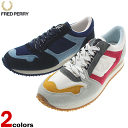 フレッドペリー FRED PERRY スニーカー ミリタリー トレーナー MILITARY TRAINER F29640 ホワイト(10) ネイビー(01) 