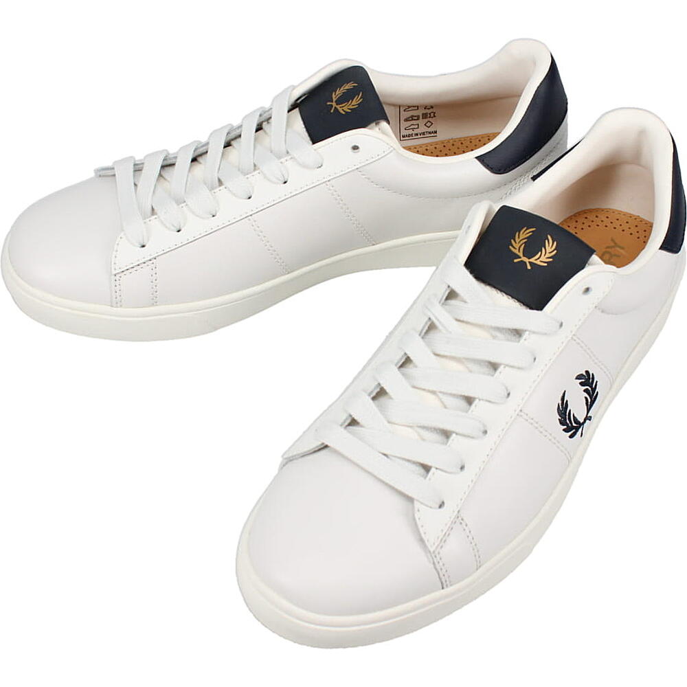 フレッドペリー レザースニーカー メンズ フレッドペリー FRED PERRY スニーカー スペンサー レザー SPENCER LEATHER B2333 254(ポーセリン) 【GFFG】