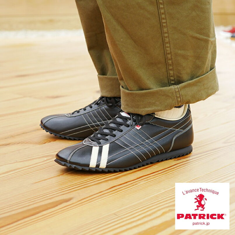 交換返品送料無料 定番 パトリック PATRICK スニーカー シュリー SULLY ブラック BLK 26751 ［N］