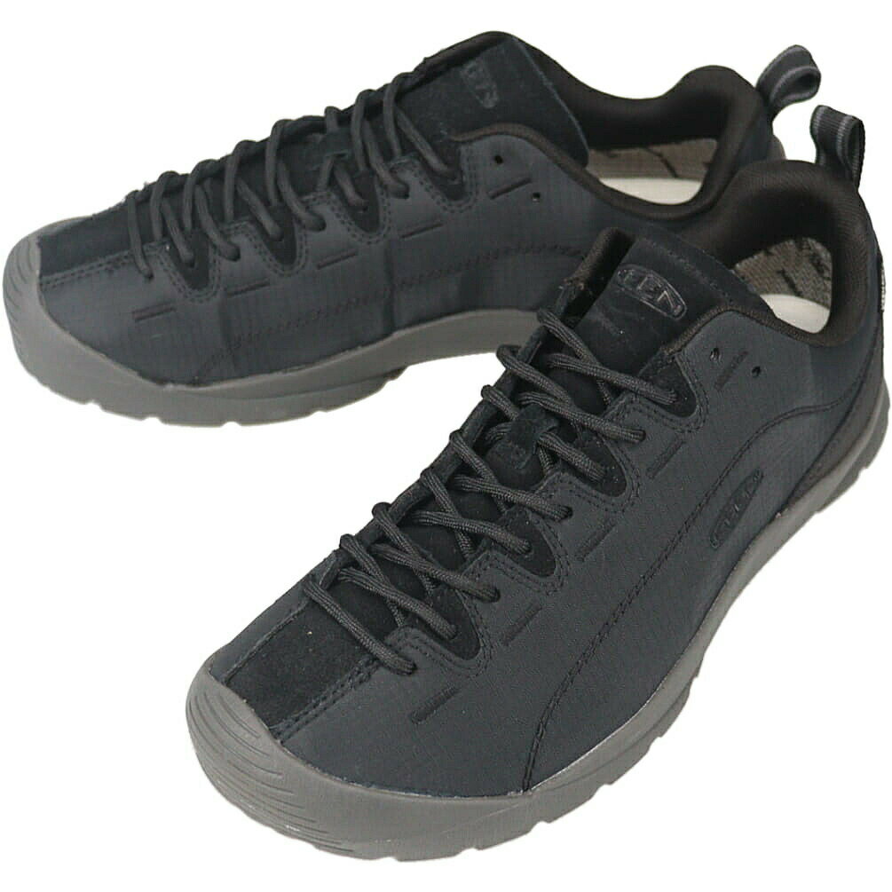 キーン KEEN メンズ スニーカー JASPER NYLON WP ジャスパー ナイロン ウォータープルーフ Black ブラック 1031314 【GJOM】