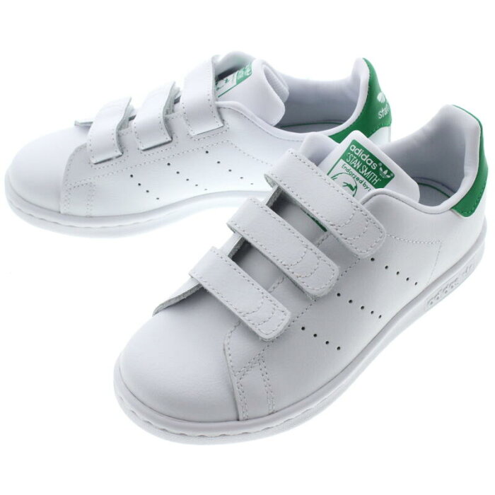 定番 子供 アディダス adidas スタンスミス CF C STAN SMITH CF C FTWホワイト/FTWホワイト/グリーン M20607