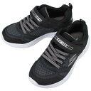 ＼4/25限定★抽選で2人に1人最大100 ポイントバック★要エントリー／子供 スケッチャーズ SKECHERS スニーカー スナップ スプリンツ SNAP SPRINTS ブラック/チャコール 97546L BKCC 17cm～20.5cm【GHOH】