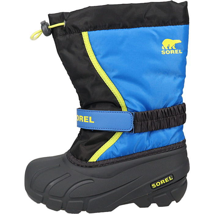 子供 ソレル SOREL ブーツ ユースフルーリー ブーツ YOUTH FLURRY BOOT ブラック/スーパーブルー NY5192-014【GIFO】