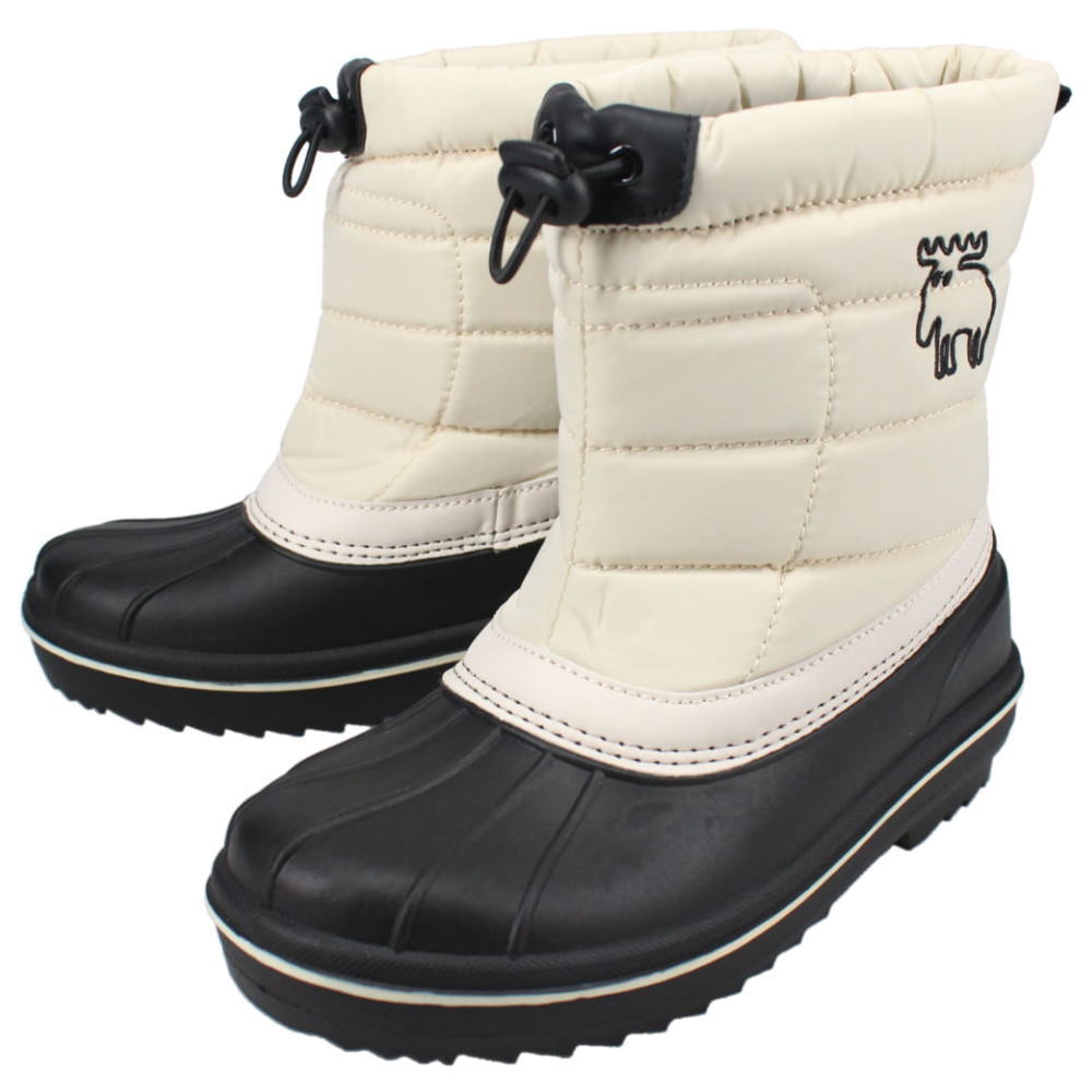 モズ moz ウィンターブーツ MZ-7509 アイボリー IVORY 20-25cm【GHFO】のサムネイル