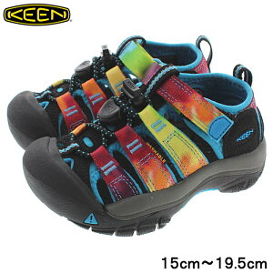 【10％OFFクーポン配布中】定番 子供 キーン KEEN サンダル ニューポート H2 NEWPORT H2 レインボータイダイ (CHILDREN) 1018447 【FMOK】【FNOG】[アウトドア][キャンプ]