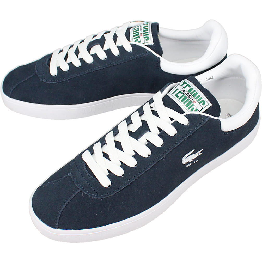 乐天商城 - 5月限定！最大全額ポイント還元※要エントリー ラコステ LACOSTE メンズ スニーカー ベースショット 223 1 SMA BASESHOT 223 1 SMA ネイビー/ホワイト NVY/WHT 46SMA0065 【GHON】