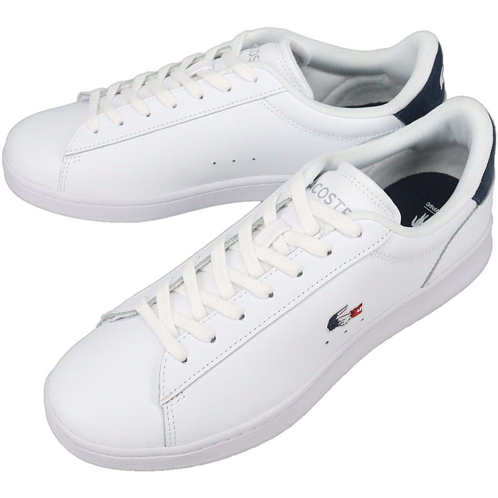 Rakuten - 5月限定！最大全額ポイント還元※要エントリー ラコステ LACOSTE CARNABY SET 224 1 SMA 48SMA0111 407 ホワイト/ネイビー/レッド【GIOM】