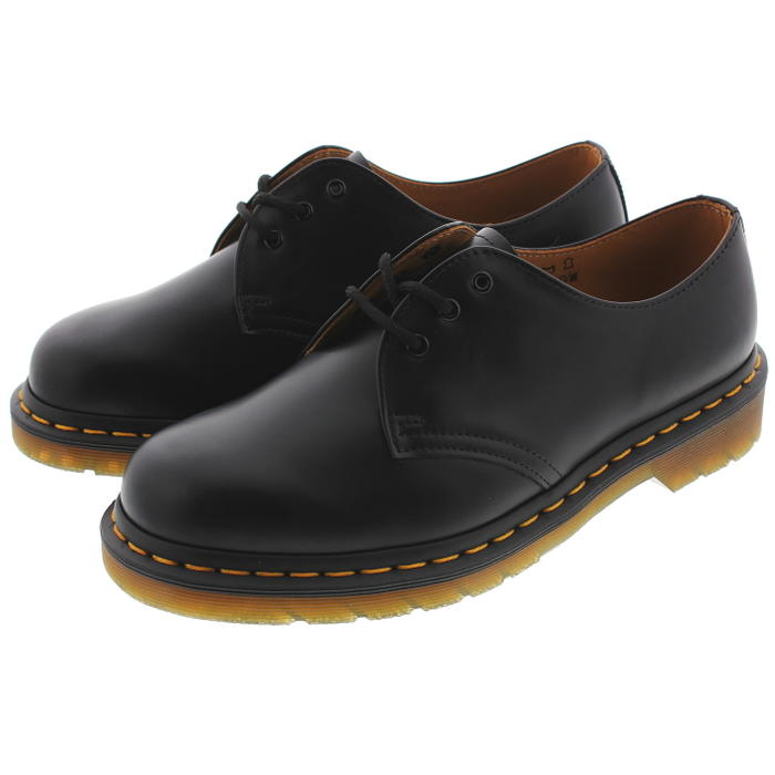 交換・返品 初回時送料無料 沖縄県を除く 定番 ドクターマーチン Dr.Martens 1461 59 3EYE GIBSON SHOE ブラック 10085001