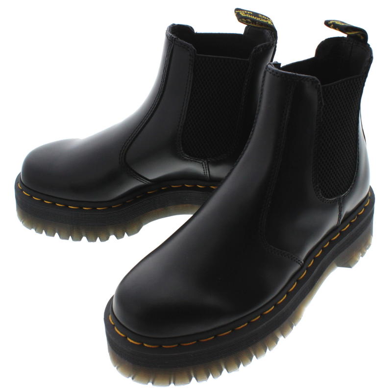 ドクターマーチン 交換・返品 初回時送料無料（沖縄県を除く） ドクターマーチン Dr.Martens 2976 クアッド QUAD チェルシー ブーツ ブラック 24687001