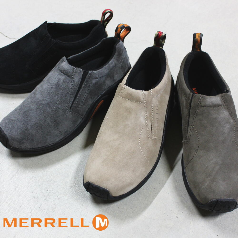 【防水スプレー吹きかけサービス実施中】定番 メレル MERRELL ジャングル モック JUNGLE MOC メンズ ガンスモーク(J60787) クラシックトープ(J60801) ピューター(J60805) ミッドナイト(J60825) アウトドア キャンプ