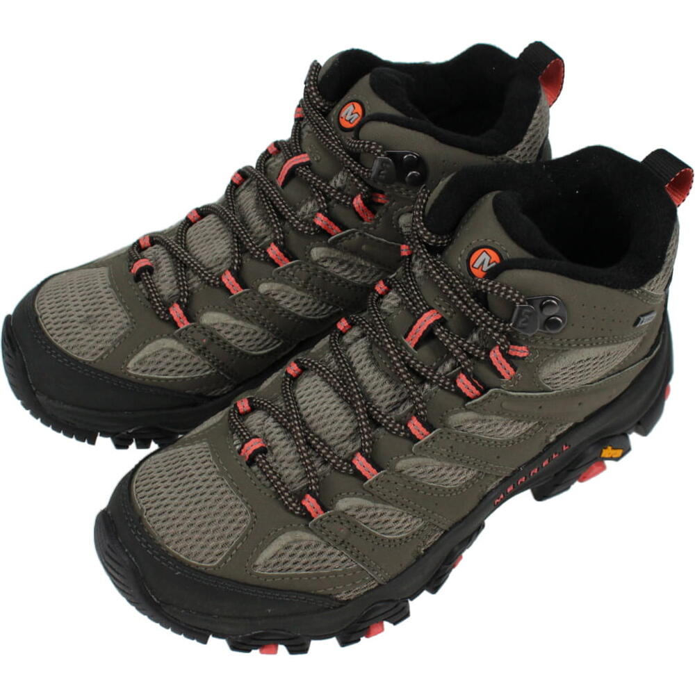 レディース メレル MERRELL モアブ3 シンセティック ミッド ゴアテックス MOAB 3 SYN MID GORE-TEX OLIVE オリーブ J500182 防水 ブーツ アウトドア キャンプ ビブラム 【GGFO】