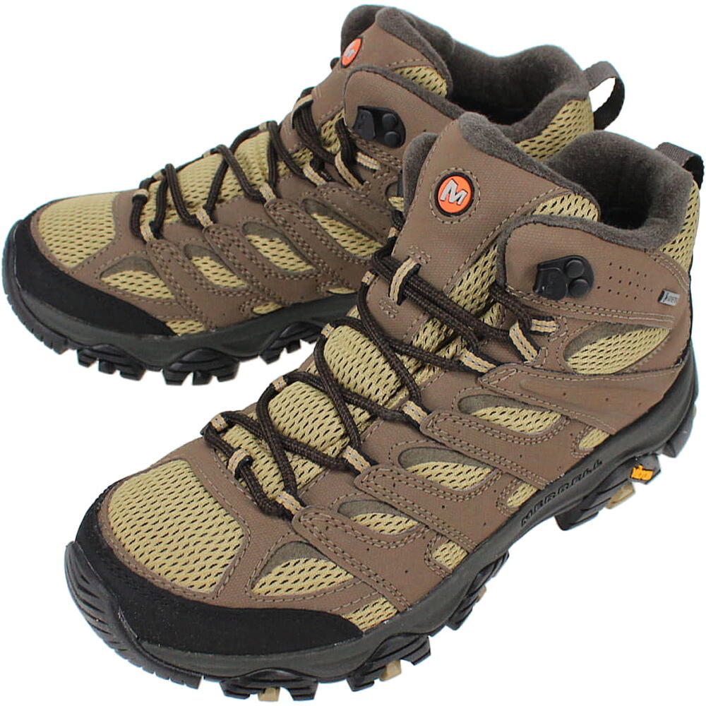 メレル MERRELL メンズ モアブ3 シンセティック ミッド ゴアテックス MOAB 3 SYN MID GORE-TEX KANGAROO/COYOTE カンガルー/コヨーテ J500255 防水 ブーツ アウトドア キャンプ ビブラム 【GGFO】