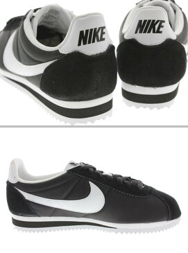 [期間限定10％OFFクーポン配布中]定番 ナイキ NIKE スニーカー ウィメンズ クラシック コルテッツ ナイロン WMNS CLASSIC CORTEZ NYLON ブラック/ホワイト 749864-011