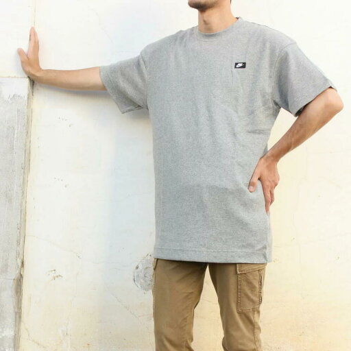 ナイキ NIKE ウェア ナイキ ワッフル S/S トップ AT2615 ダークグレーヘザー(063) 【FNOJ】