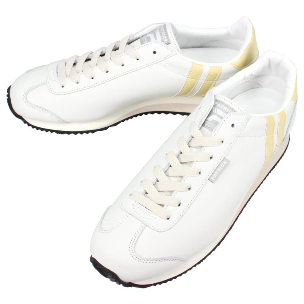 防水スプレー吹きかけサービス 交換返品送料無料 パトリック PATRICK スニーカー ネバダ 2 NEVADA 2 ホワイト/イエロー WH/YL 172350【GHOM】