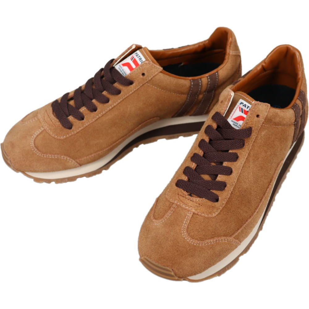 防水スプレー吹きかけサービス 交換返品送料無料 パトリック PATRICK スニーカー ボストンサン BOSTONSUN ブラウン BRN 542453【GION】