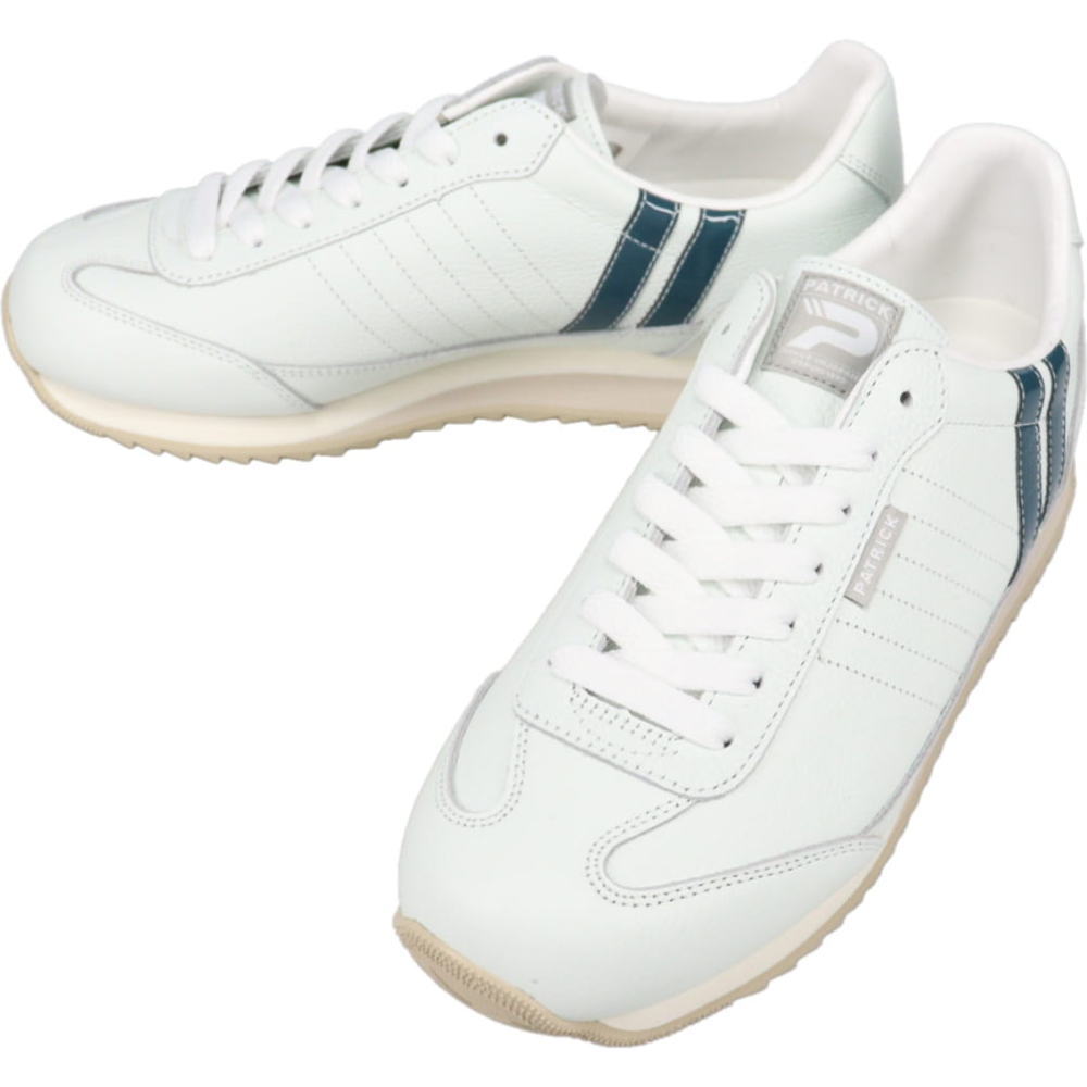 防水スプレー吹きかけサービス 交換返品送料無料 パトリック PATRICK スニーカー マラソン レザー MARATHON-L ソルト SALT 982500【GHOH】