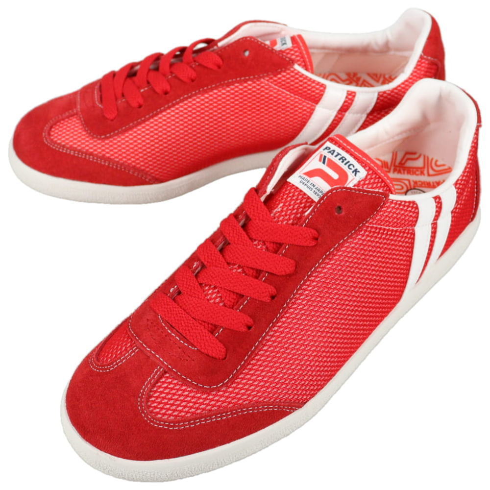 防水スプレー吹きかけサービス 交換返品送料無料 パトリック PATRICK スニーカー ディーン ナイロン2 DEAN-NY2 レッド RED 507037【GJOJ】