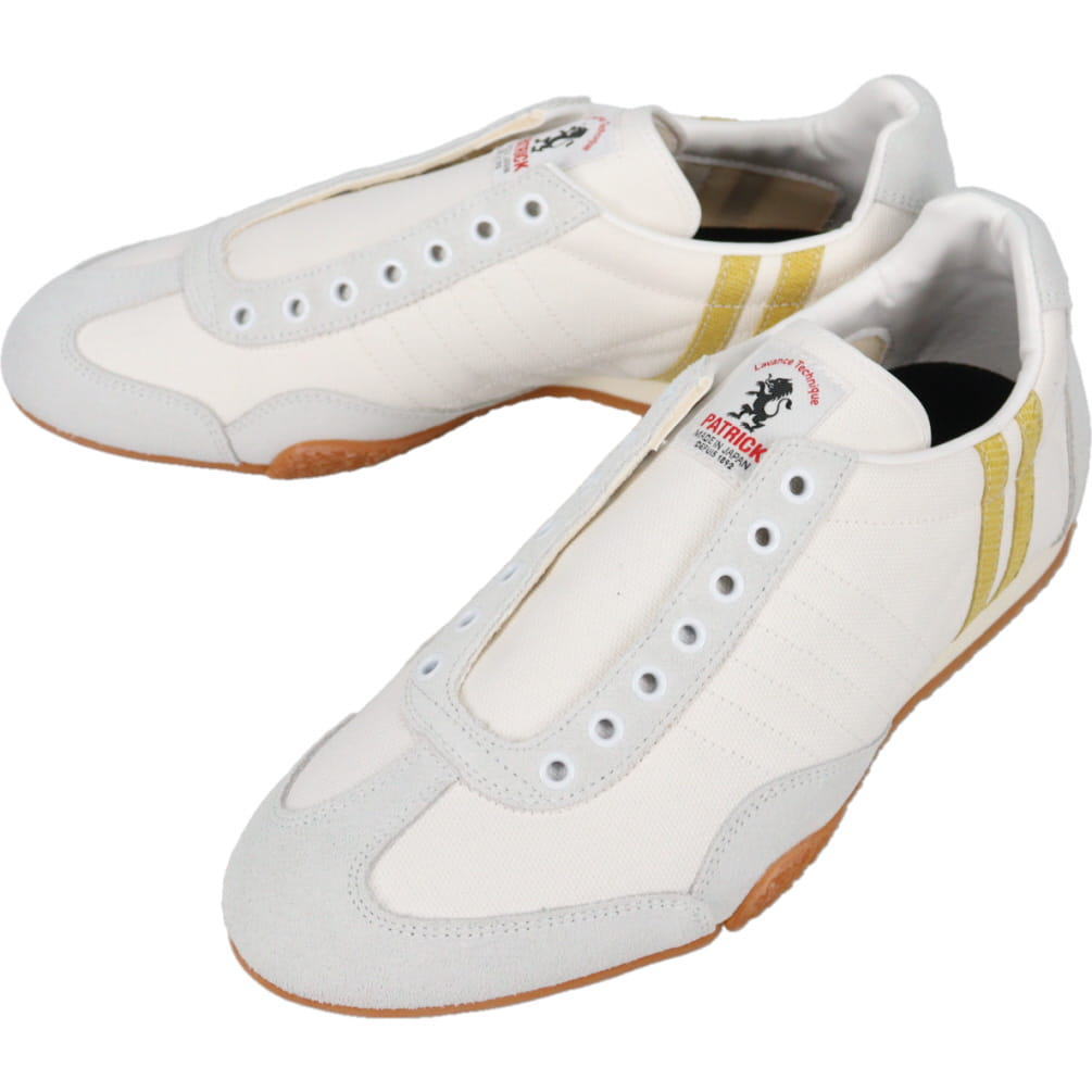 防水スプレー吹きかけサービス 交換返品送料無料 パトリック PATRICK スニーカー ジェット キャンバス JET-CV ホワイト WHT 725030【GJOJ】