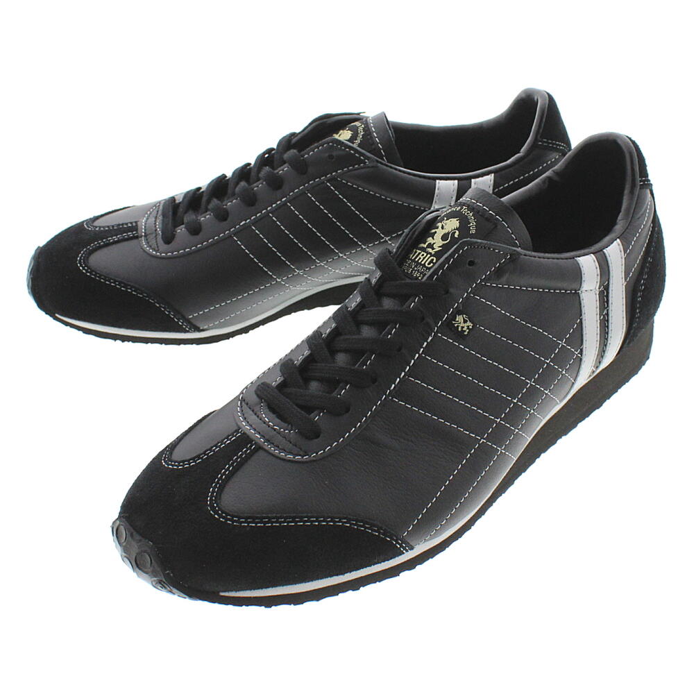 【靴ひも通しサービス実施中】交換・返品 送料無料（沖縄県を除く） パトリック スニーカー PATRICK アイリス IRIS ブラック/シルバー BK/SV 232061 【GOON】