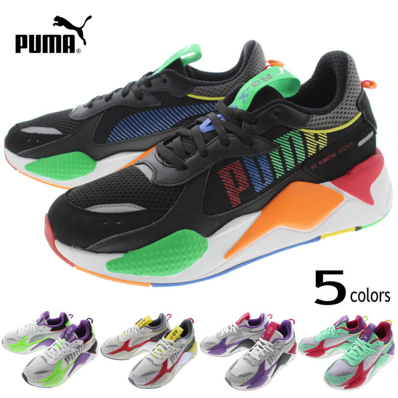 プーマ PUMA スニーカー RS-X BOLD 372715 ブラック/アンデストゥカン(01) プーマホワイト/GRゲッコー(02) ウィスパーホワイト/ハイリスクレッド(03) プーマホワイト/ハイライズ(04) パープルヘザー/GRグリマー(05)【FNFO】