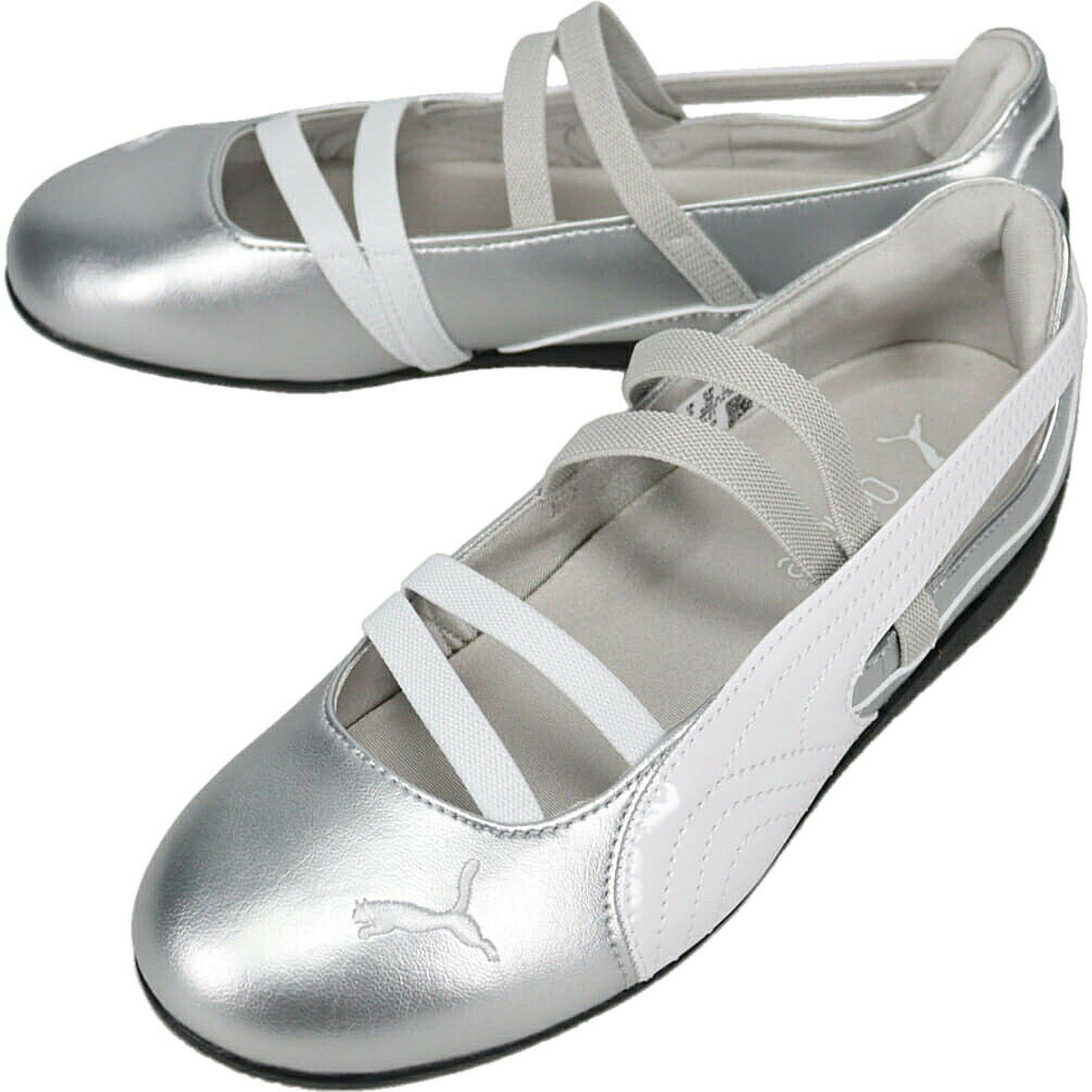 Rakuten - プーマ PUMA スニーカー ウィメンズ スピードキャット バレエ メタリック Speedcat Ballet Metallic Wns プーマシルバー/プーマホワイト 401581 01【GKOH】