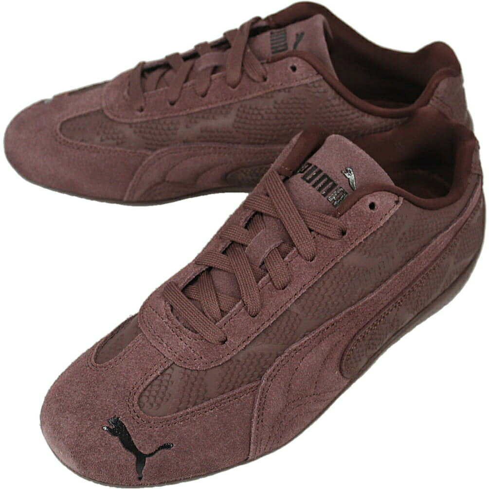 プーマ PUMA スニーカー スピードキャット パイソン ウィメンズ Speedcat Phyton Wns チョコレートブラウン 407705 01【GKOH】